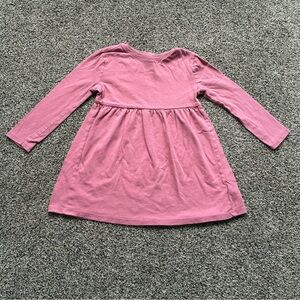 Old Navy Toddler Girl Pink Lightweight Long Sleeve Dress, Size 2T